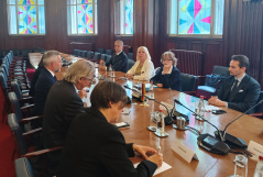 30 May 2024 The members of the Foreign Affairs Committee at the Chairman of the Bundestag Committee on Foreign Affairs